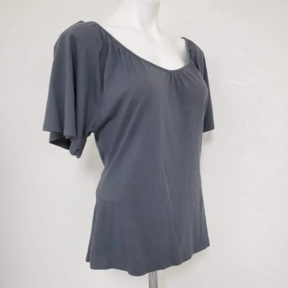 OLD NAVY | Charcoal Boat Neck Bell Sleeve Tee - Picture 6 of 8